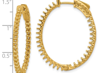 14k Yellow Gold Earrings Style XE3249 - Classique Jewelry Inc.