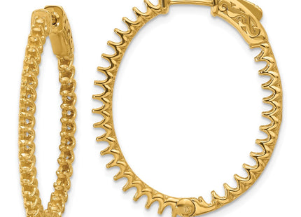 14k Yellow Gold Earrings Style XE3249 - Classique Jewelry Inc.