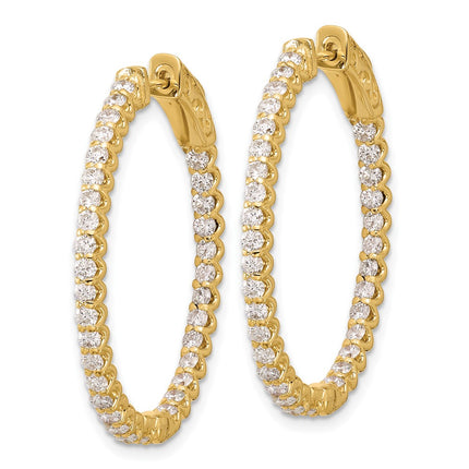 14k Yellow Gold Earrings Style XE3249AA - Classique Jewelry Inc.