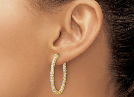 14k Yellow Gold Earrings Style XE3249AA - Classique Jewelry Inc.