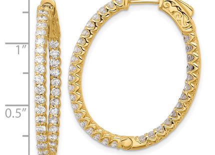 14k Yellow Gold Earrings Style XE3249AA - Classique Jewelry Inc.