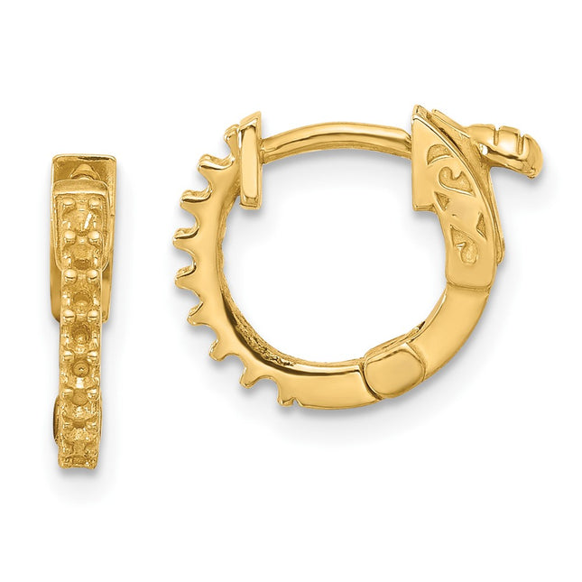 14k Yellow Gold Earrings Style XE3250 - Classique Jewelry Inc.