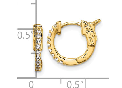 14k Yellow Gold Earrings Style XE3251AA - Classique Jewelry Inc.