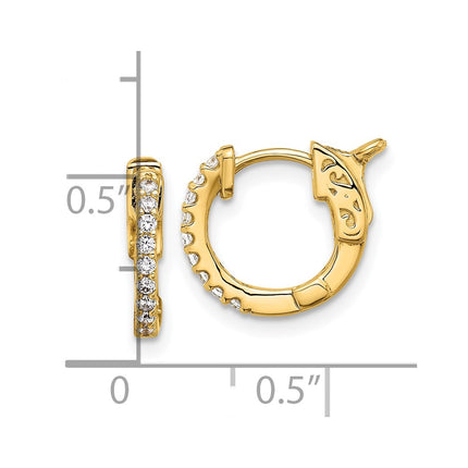 14k Yellow Gold Earrings Style XE3251AA - Classique Jewelry Inc.