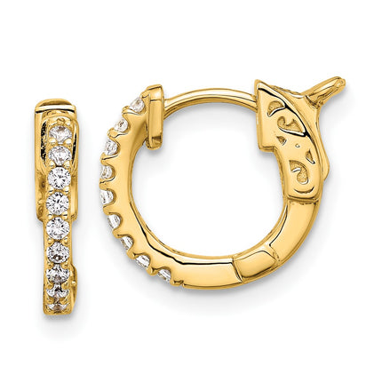 14k Yellow Gold Earrings Style XE3251AA - Classique Jewelry Inc.