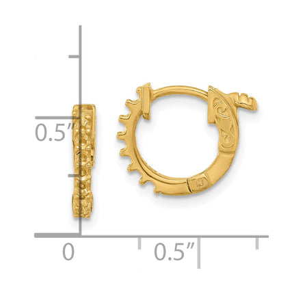 14k Yellow Gold Earrings Style XE3252 - Classique Jewelry Inc.