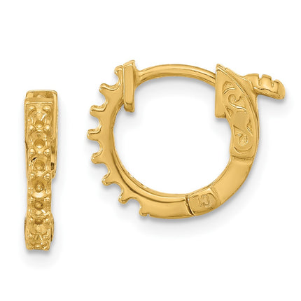 14k Yellow Gold Earrings Style XE3252 - Classique Jewelry Inc.