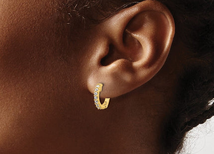 14k Yellow Gold Earrings Style XE3252AA - Classique Jewelry Inc.