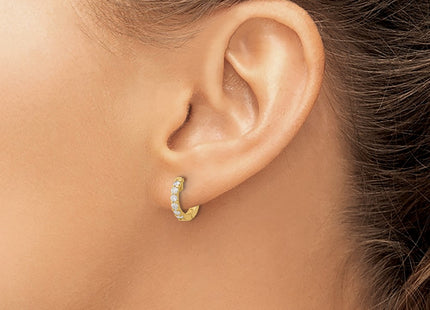 14k Yellow Gold Earrings Style XE3253AA - Classique Jewelry Inc.