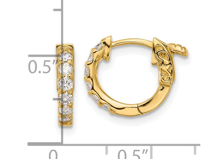 14k Yellow Gold Earrings Style XE3253AA - Classique Jewelry Inc.