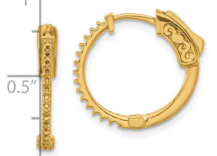 14k Yellow Gold Earrings Style XE3254 - Classique Jewelry Inc.