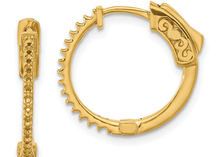 14k Yellow Gold Earrings Style XE3254 - Classique Jewelry Inc.