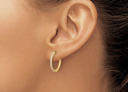 14k Yellow Gold Earrings Style XE3254AA - Classique Jewelry Inc.