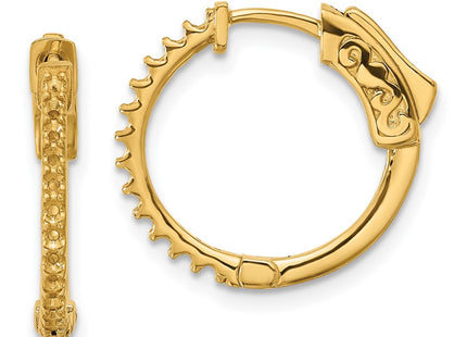 14k Yellow Gold Earrings Style XE3255 - Classique Jewelry Inc.