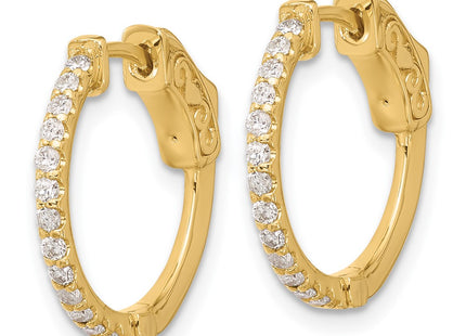 14k Yellow Gold Earrings Style XE3255AA - Classique Jewelry Inc.