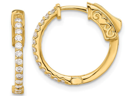 14k Yellow Gold Earrings Style XE3255AA - Classique Jewelry Inc.
