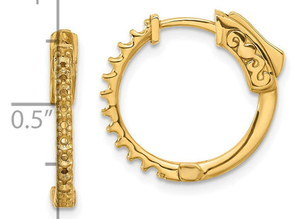 14k Yellow Gold Earrings Style XE3256 - Classique Jewelry Inc.
