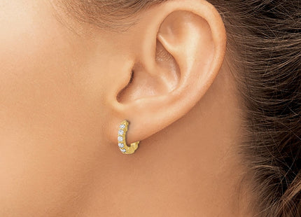 14k Yellow Gold Earrings Style XE3258AA - Classique Jewelry Inc.