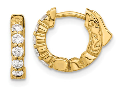 14k Yellow Gold Earrings Style XE3258AA - Classique Jewelry Inc.