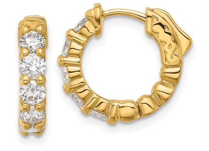 14k Yellow Gold Earrings Style XE3260AA - Classique Jewelry Inc.