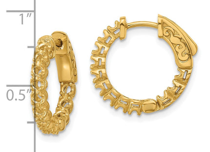 14k Yellow Gold Earrings Style XE3262 - Classique Jewelry Inc.