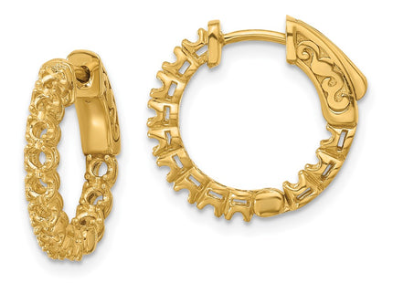 14k Yellow Gold Earrings Style XE3262 - Classique Jewelry Inc.