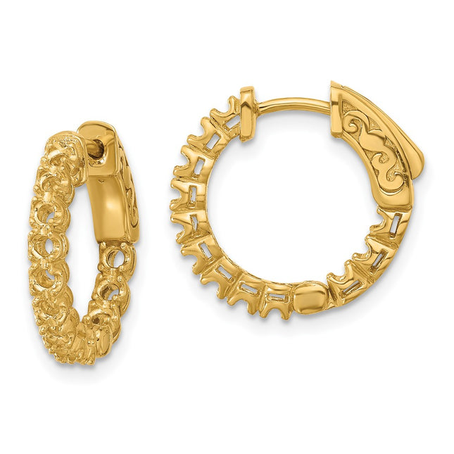 14k Yellow Gold Earrings Style XE3262 - Classique Jewelry Inc.