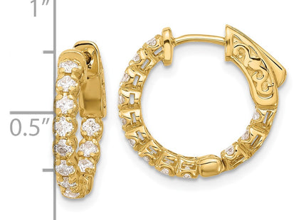 14k Yellow Gold Earrings Style XE3262AA - Classique Jewelry Inc.