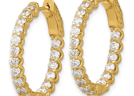 14k Yellow Gold Earrings Style XE3263AA - Classique Jewelry Inc.