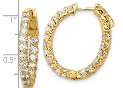 14k Yellow Gold Earrings Style XE3263AA - Classique Jewelry Inc.
