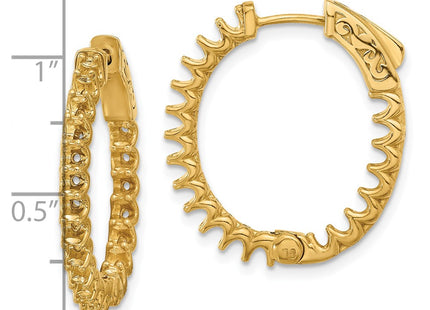 14k Yellow Gold Earrings Style XE3264 - Classique Jewelry Inc.