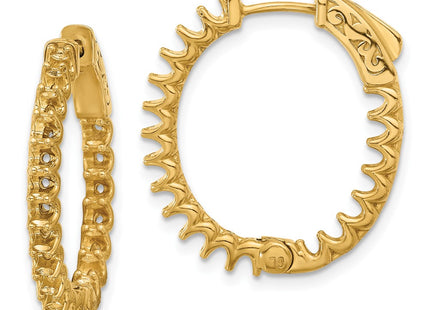 14k Yellow Gold Earrings Style XE3264 - Classique Jewelry Inc.