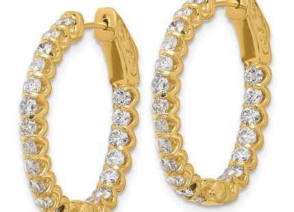 14k Yellow Gold Earrings Style XE3264AA - Classique Jewelry Inc.