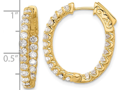 14k Yellow Gold Earrings Style XE3264AA - Classique Jewelry Inc.