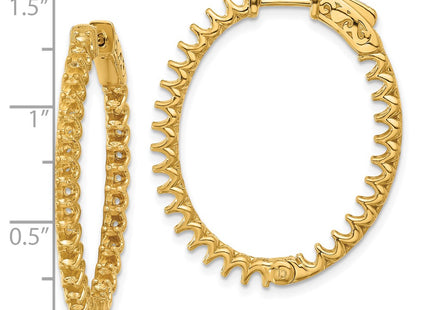 14k Yellow Gold Earrings Style XE3265 - Classique Jewelry Inc.