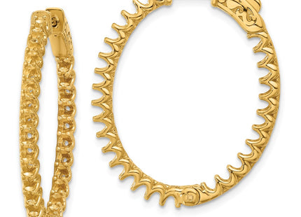 14k Yellow Gold Earrings Style XE3265 - Classique Jewelry Inc.