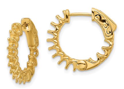 14k Yellow Gold Earrings Style XE3267 - Classique Jewelry Inc.