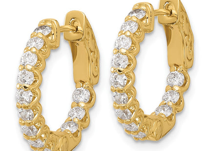 14k Yellow Gold Earrings Style XE3267AA - Classique Jewelry Inc.