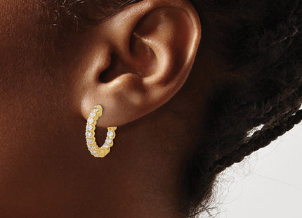 14k Yellow Gold Earrings Style XE3267AA - Classique Jewelry Inc.