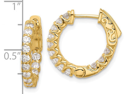 14k Yellow Gold Earrings Style XE3267AA - Classique Jewelry Inc.