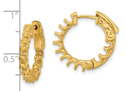 14k Yellow Gold Earrings Style XE3268 - Classique Jewelry Inc.