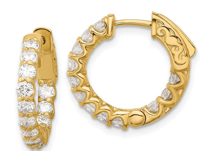 14k Yellow Gold Earrings Style XE3268AA - Classique Jewelry Inc.