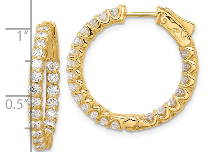 14k Yellow Gold Earrings Style XE3269AA - Classique Jewelry Inc.