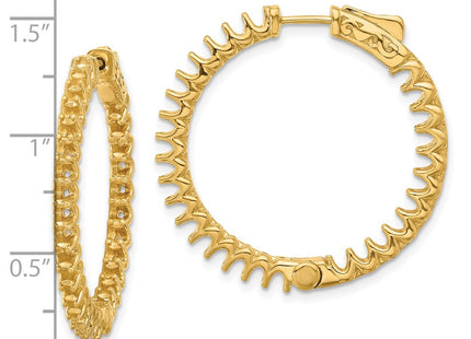 14k Yellow Gold Earrings Style XE3270 - Classique Jewelry Inc.