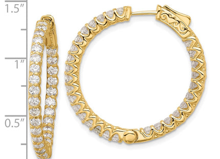 14k Yellow Gold Earrings Style XE3270AA - Classique Jewelry Inc.