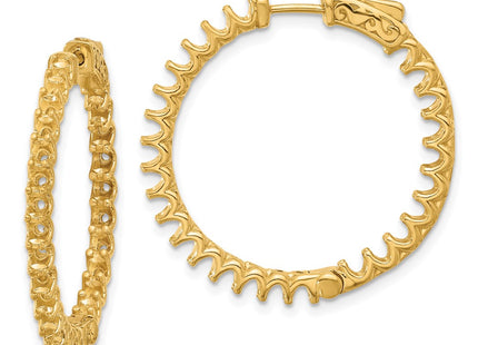 14k Yellow Gold Earrings Style XE3272 - Classique Jewelry Inc.