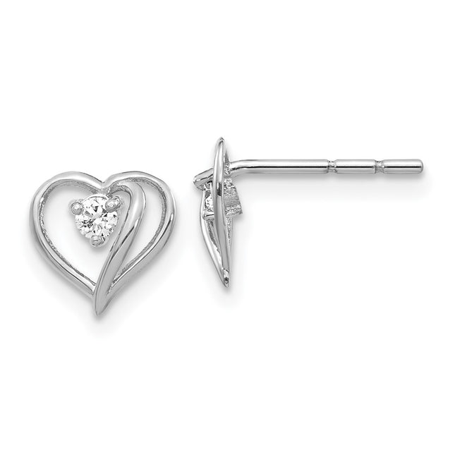 14k White Gold Jewelry Style XE40WVS - Classique Jewelry Inc.