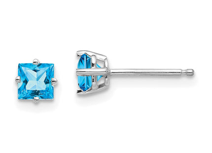 14k White Gold Earrings Style XE60W - Classique Jewelry Inc.