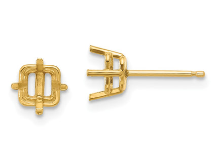 14k Yellow Gold Earrings Style XE61 - Classique Jewelry Inc.