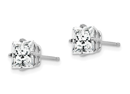 14k White Gold Earrings Style XE62WCZ - Classique Jewelry Inc.